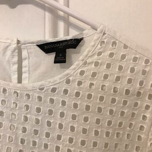 Banana Republic White Blouse